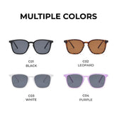 Women’s Square Fashion Sunglasses with Mirror Lenses